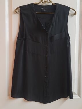 Drapey Silk Tank